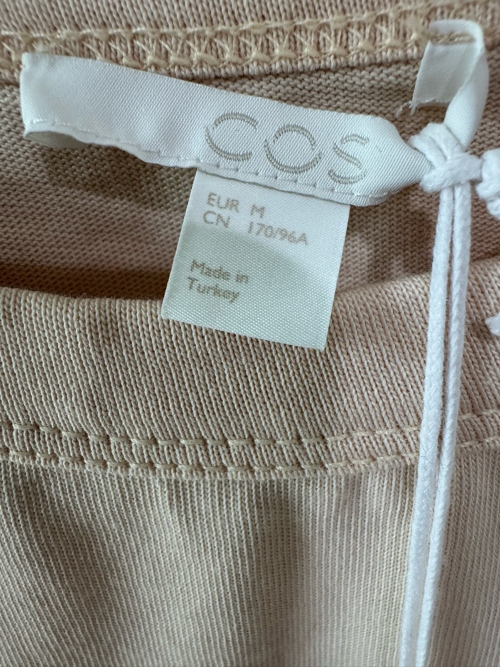 COS Light Peach Oversized Crewneck Tee - Picture 4 of 7